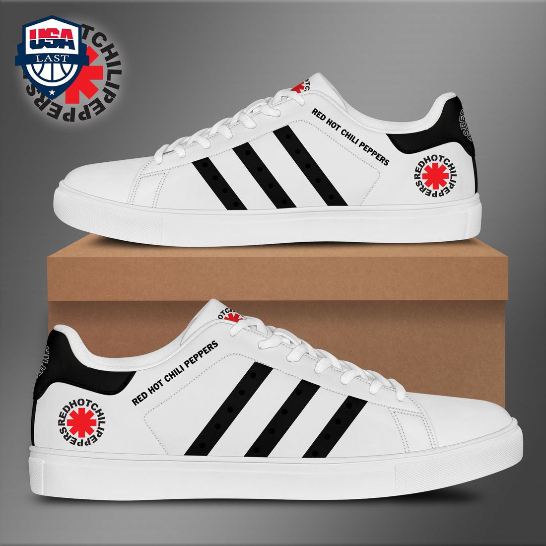 Red Hot Chili Peppers Low Top Canvas Sneakers Shoes 2026