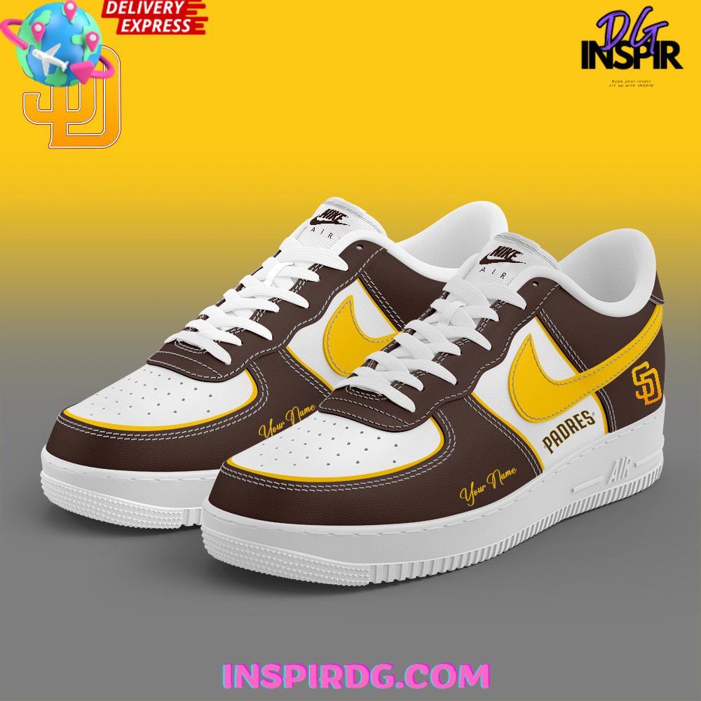 FootgearElite San Diego Padres Air Low-Top Sneakers Shoes For Men And Women 1