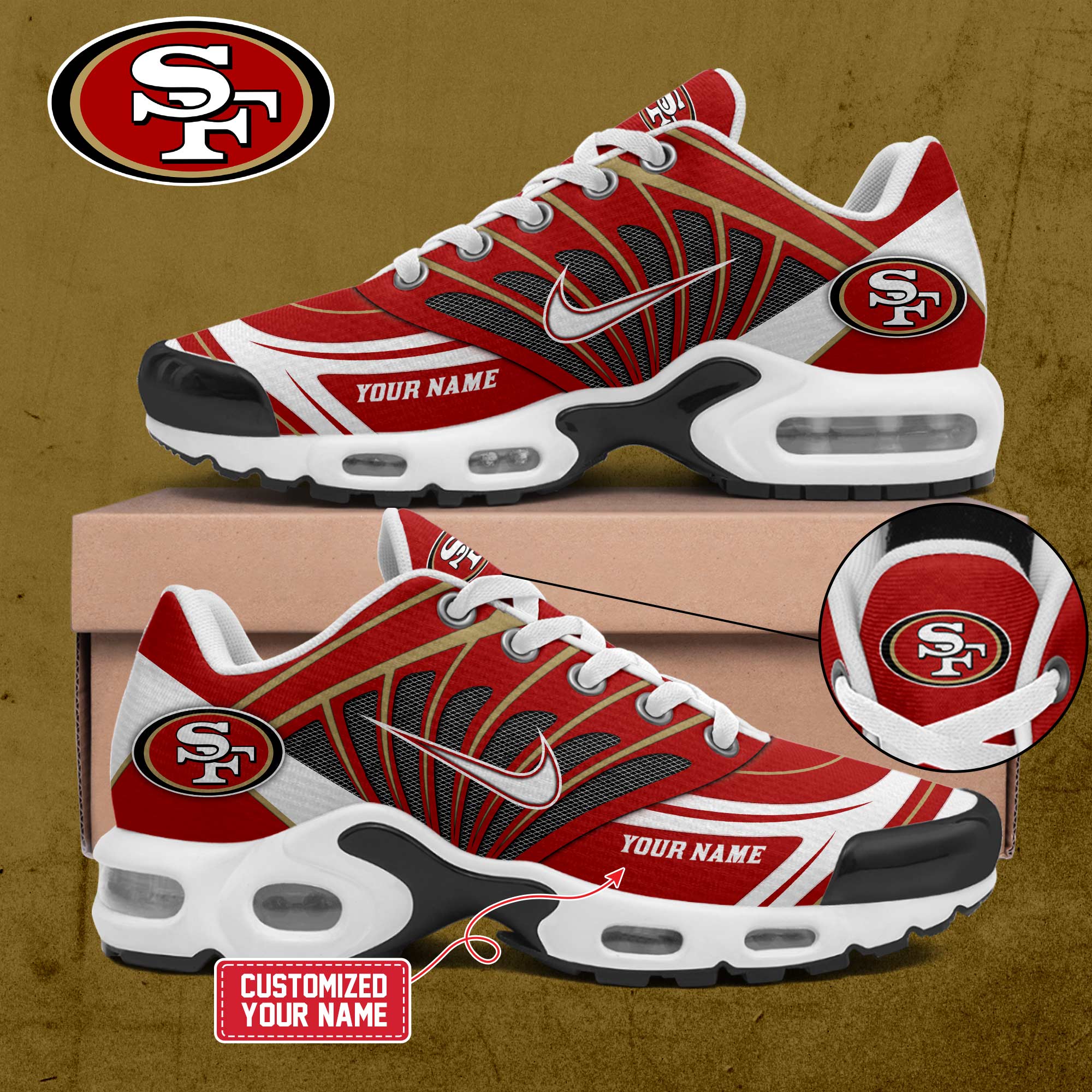 San Francisco 49ers TN Shoes Sneakers 2026