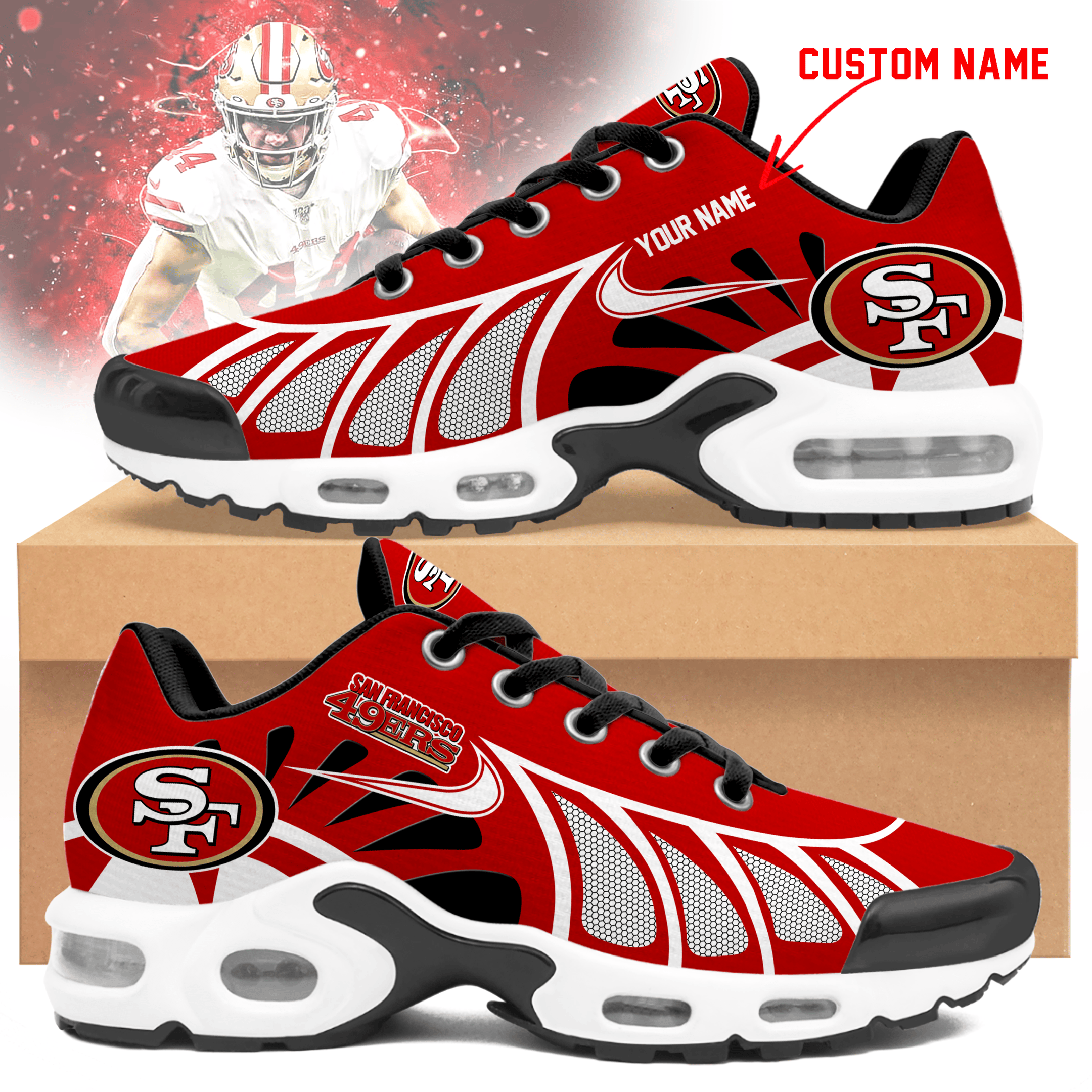 San Francisco 49ers TN Shoes Sneakers 2026