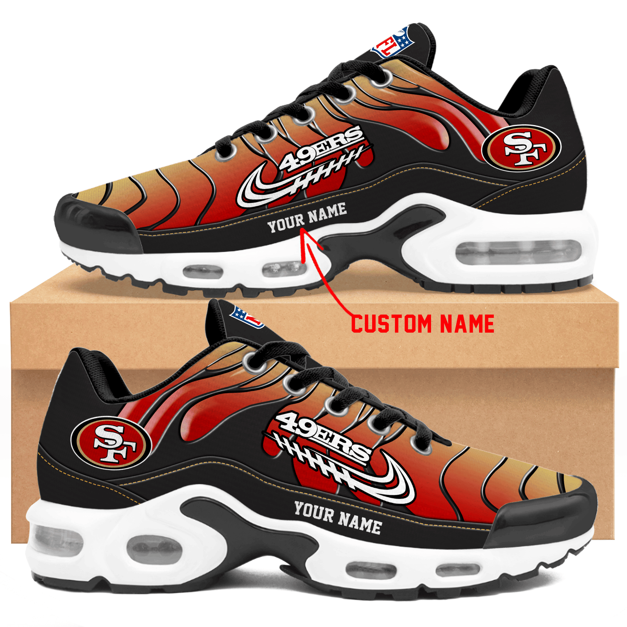 San Francisco 49ers TN Shoes Sneakers 2026