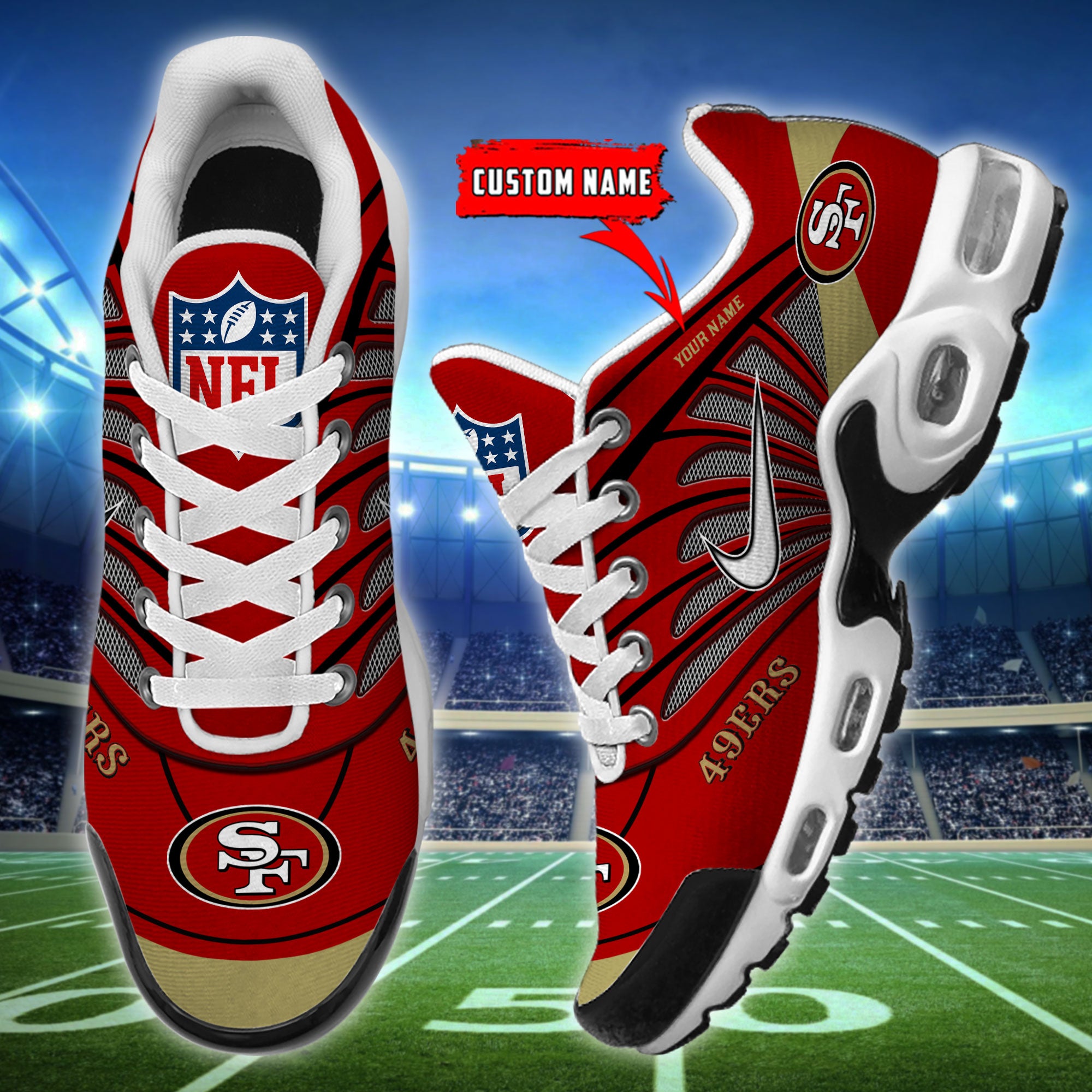 San Francisco 49ers TN Shoes Sneakers 2026