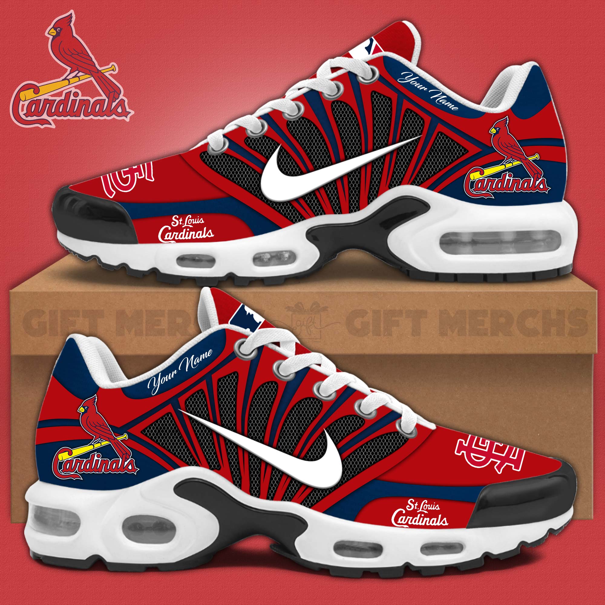 St.Louis Cardinals TN Shoes Sneakers 2026
