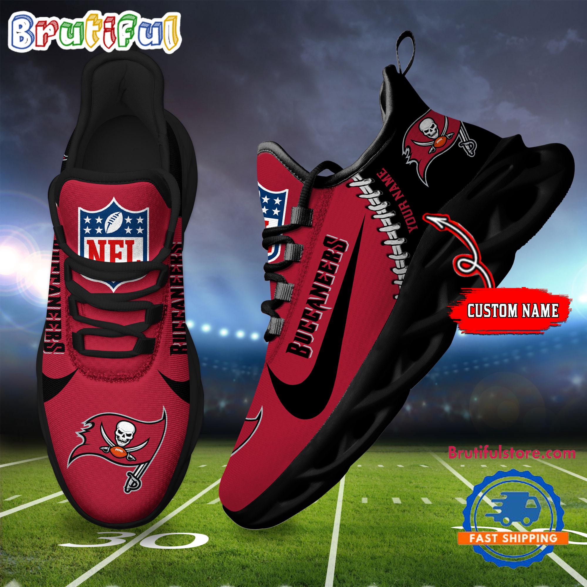 FootGearElite Tampa Bay Buccaneers Max Soul Shoes Sneakers For Men And Women 1