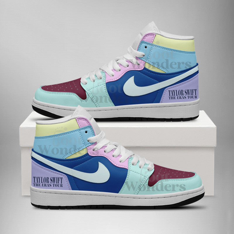 FootgearElite Taylor Swift AJ1 High Sneakers Shoes For Men And Women