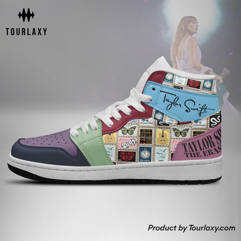 FootgearElite Taylor Swift AJ1 High Sneakers Shoes For Men And Women