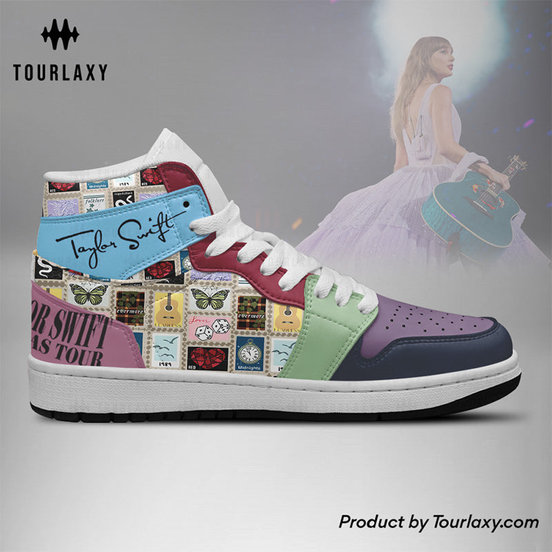 FootgearElite Taylor Swift AJ1 High Sneakers Shoes For Men And Women