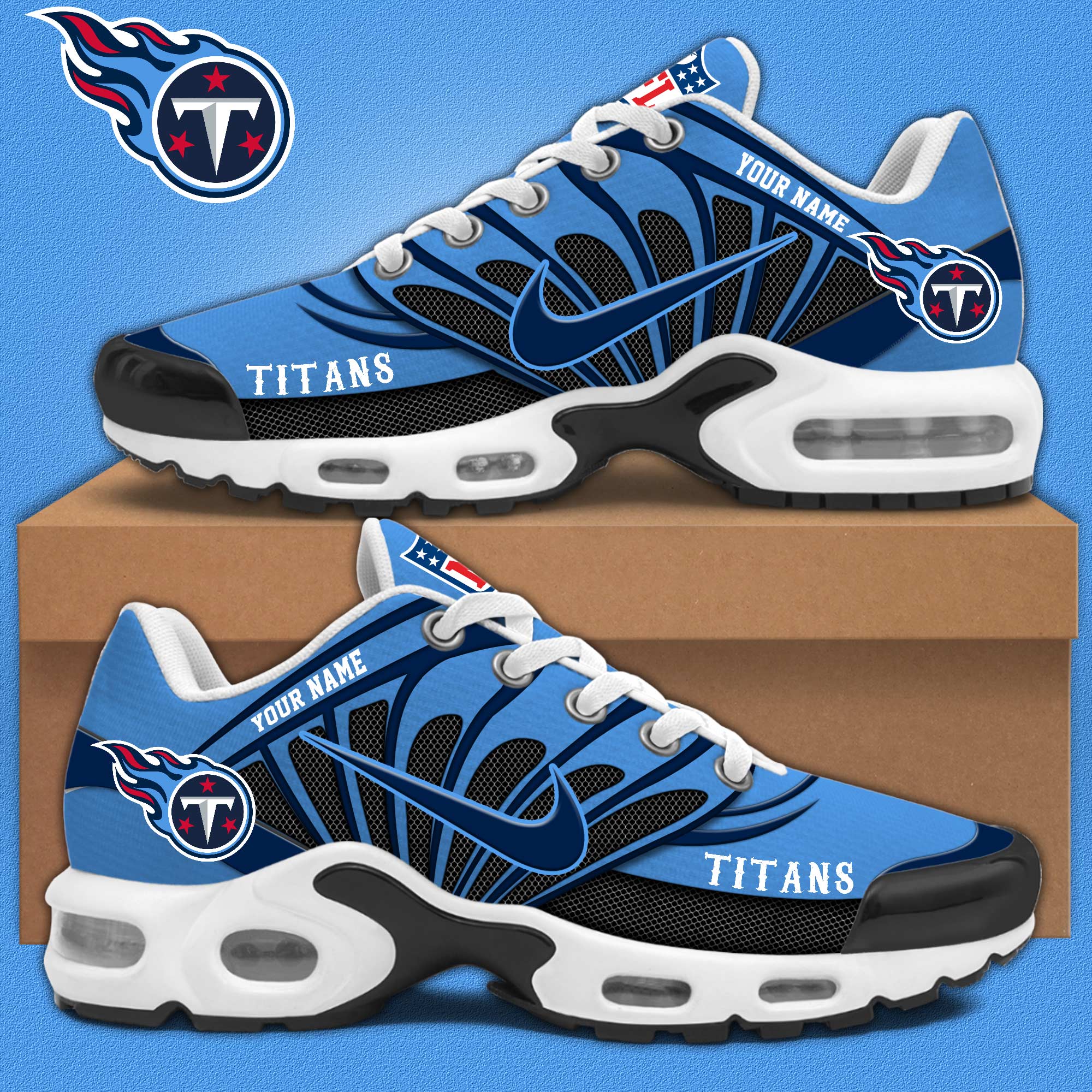 Tennessee Titans TN Shoes Sneakers 2026