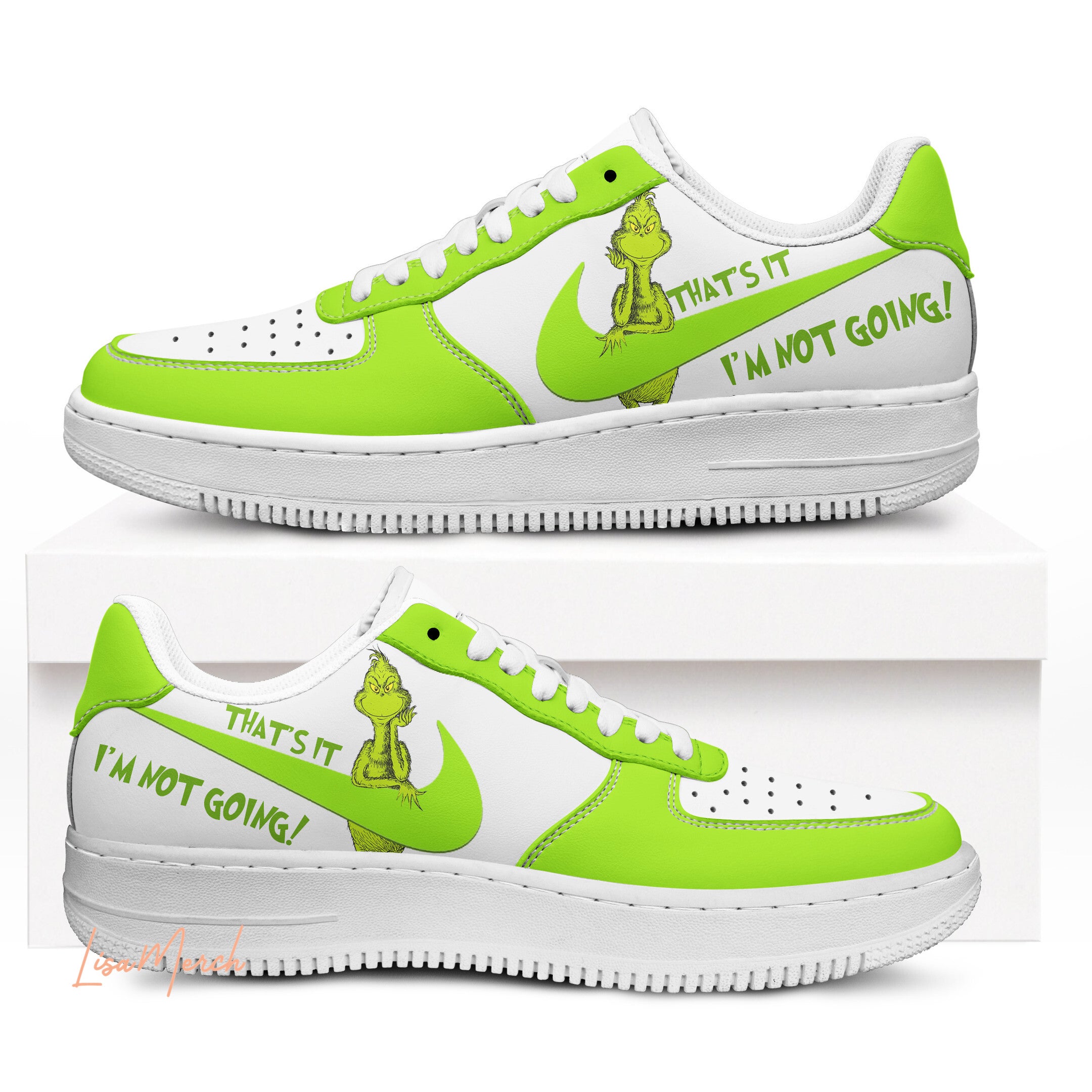 The Grinch Air Low-Top Sneakers Shoes 2026