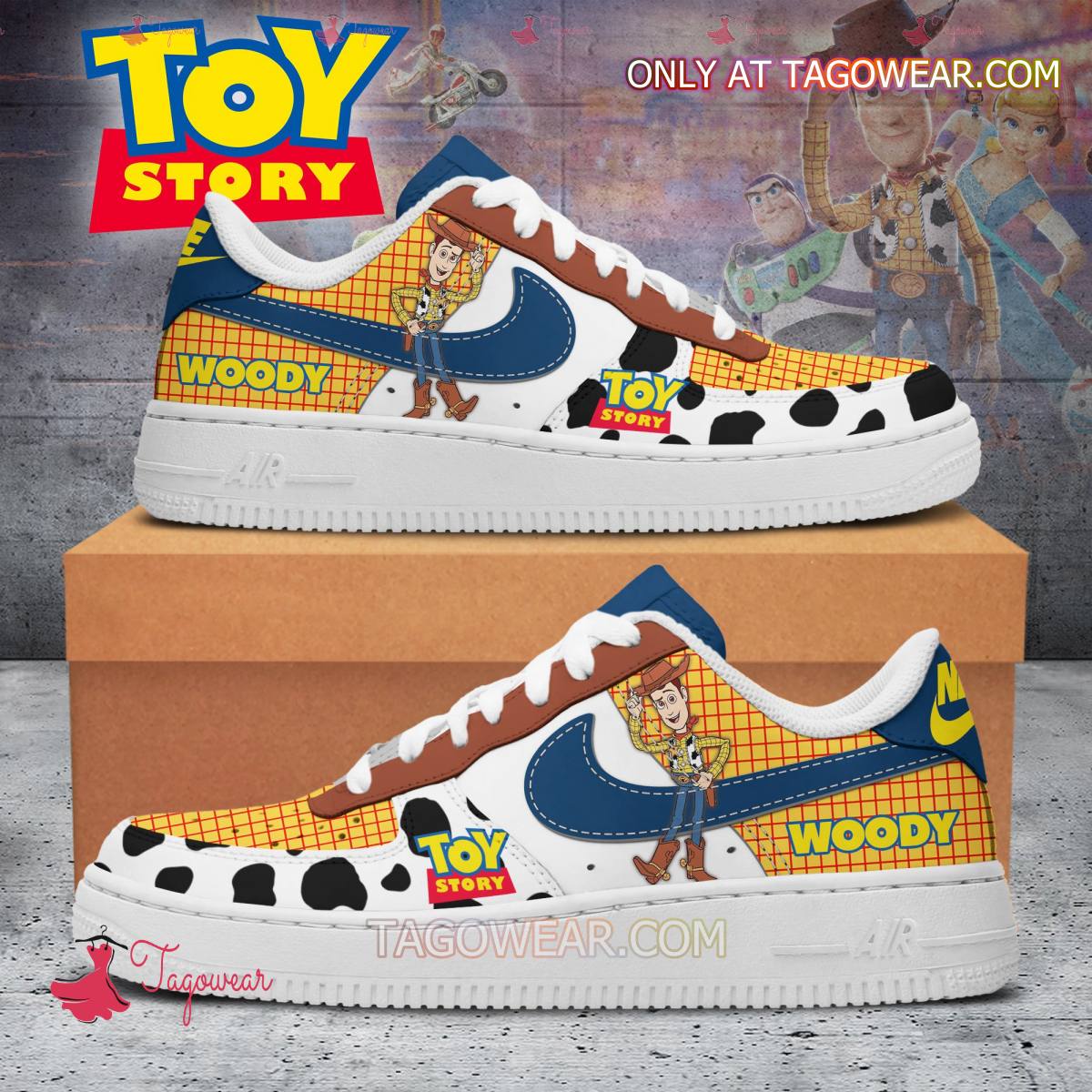Toy Story Woody Air Low-Top Sneakers Shoes 2026