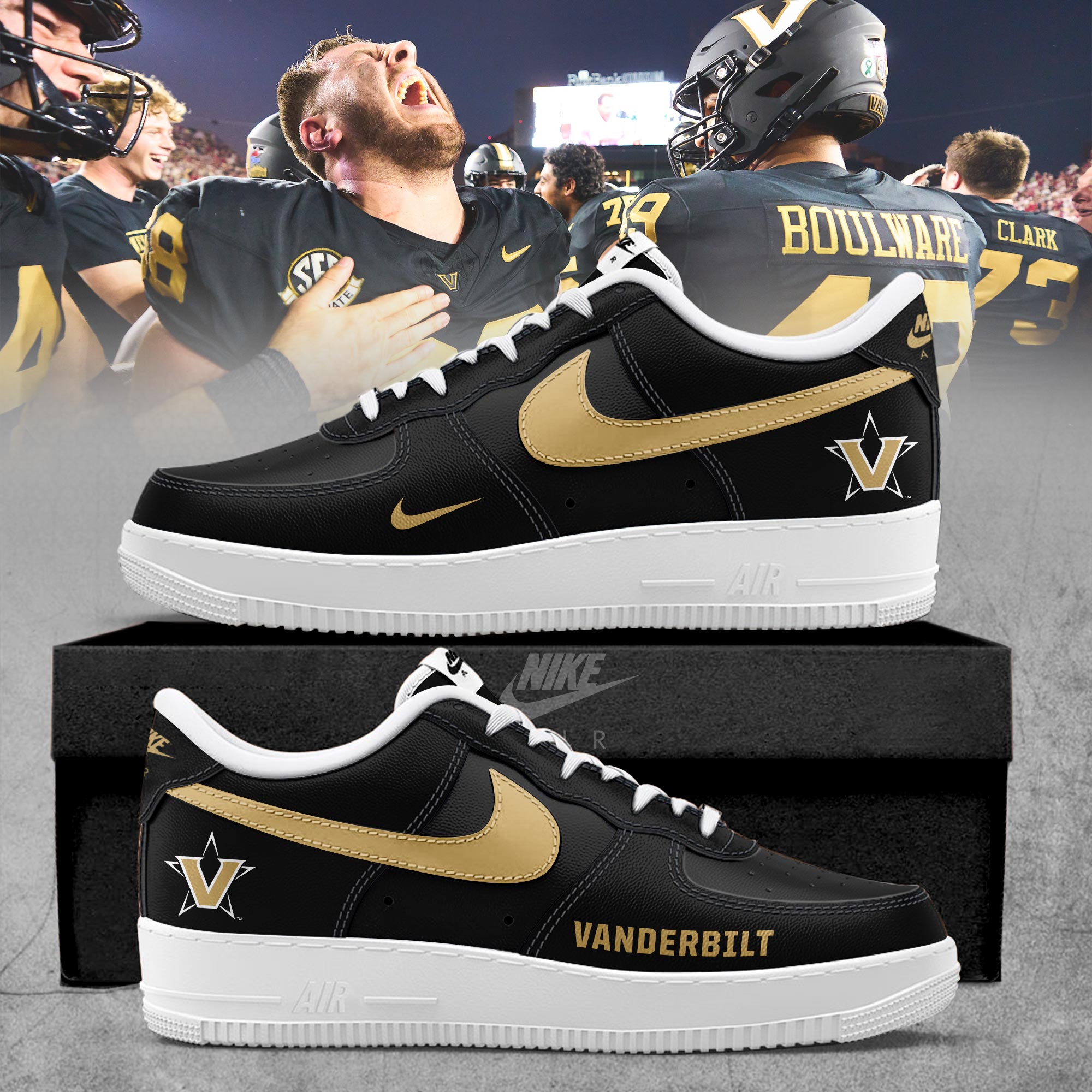 Vanderbilt Commodores Air Low-Top Sneakers Shoes 2026
