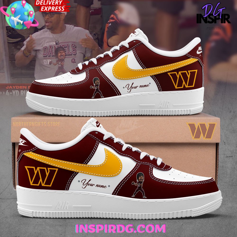 Washington Commanders Air Low-Top Sneakers Shoes 2026