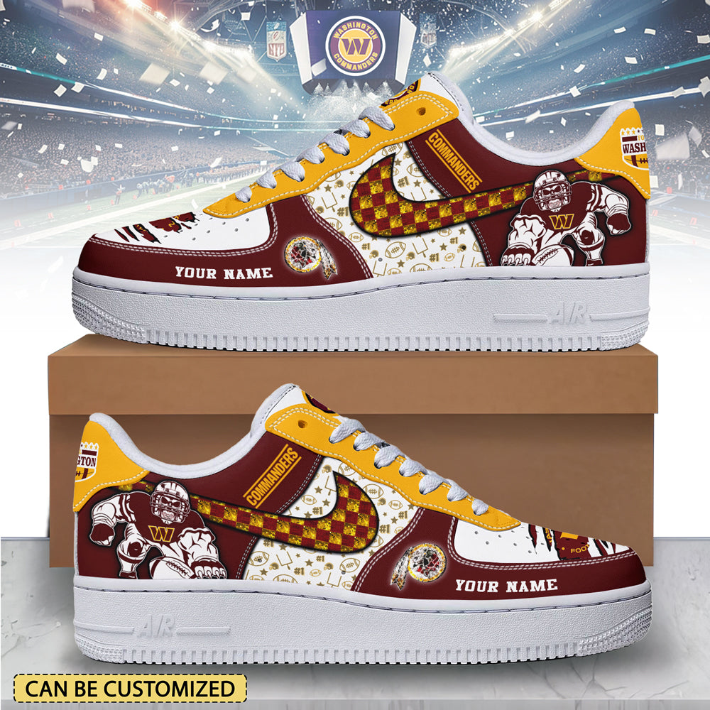 Washington Commanders Air Low-Top Sneakers Shoes 2026