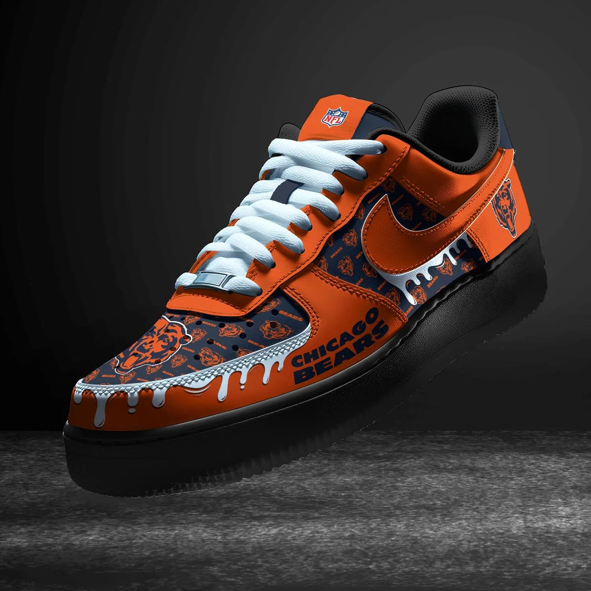Chicago Bears Air Low-Top Sneakers Shoes 2026