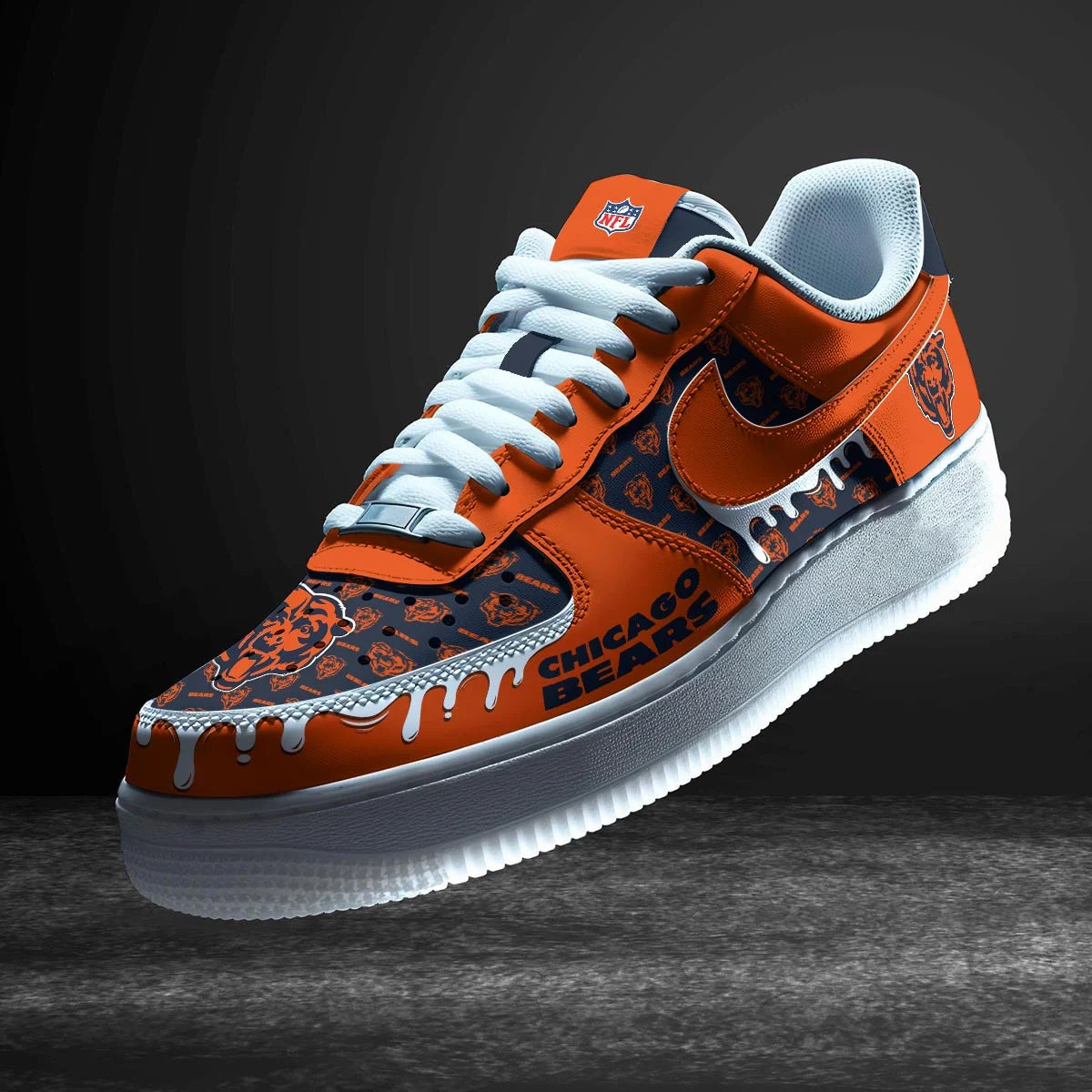 Chicago Bears Air Low-Top Sneakers Shoes 2026