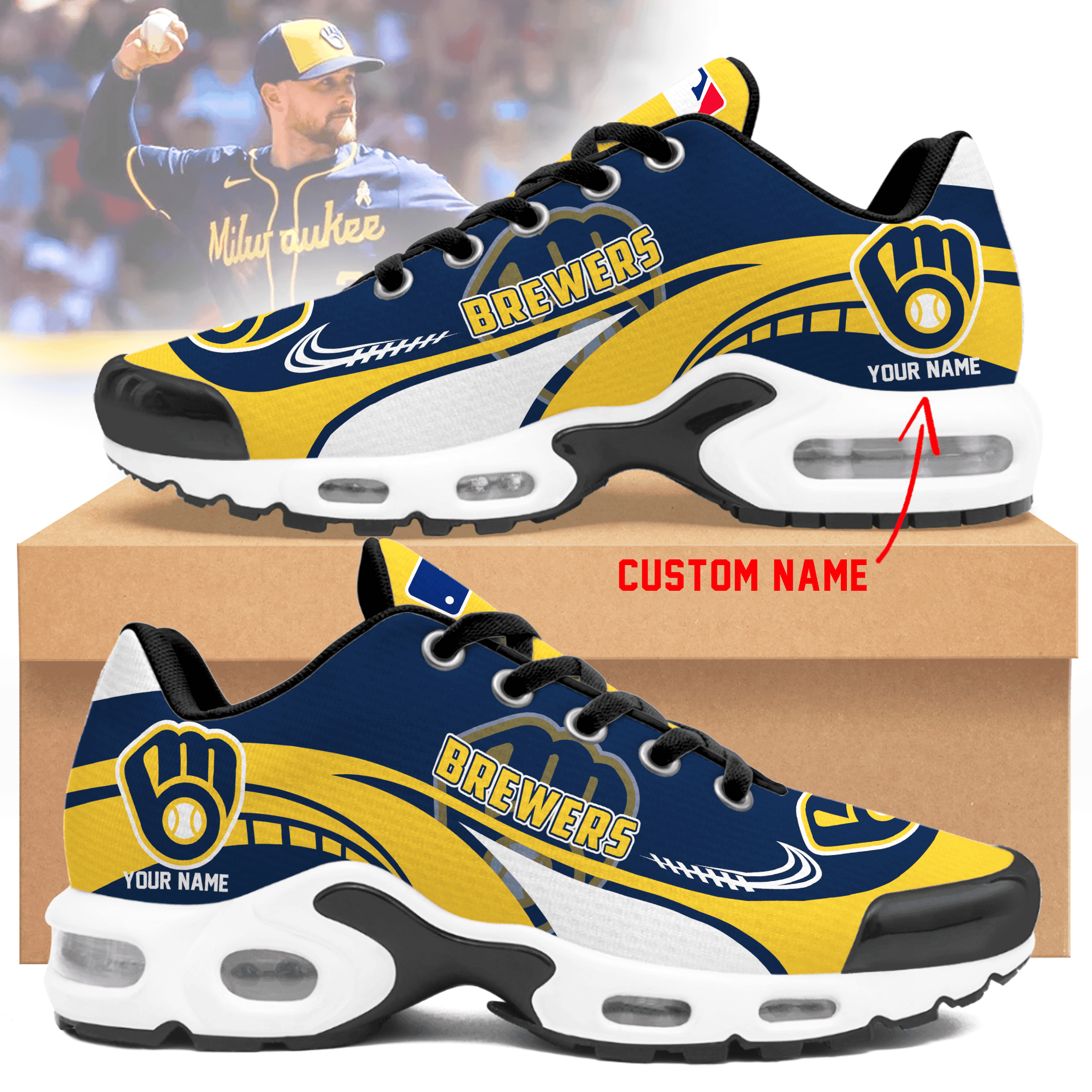 Milwaukee Brewers TN Shoes Sneakers 2026