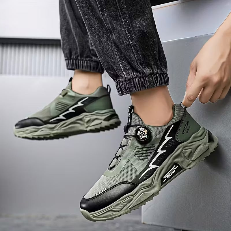 Orthopedic Men's Breathable Sneakers Odor Resistant Height Boost Running Shoes