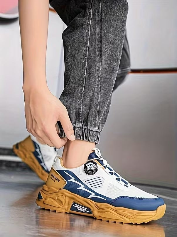 Orthopedic Men's Breathable Sneakers Odor Resistant Height Boost Running Shoes