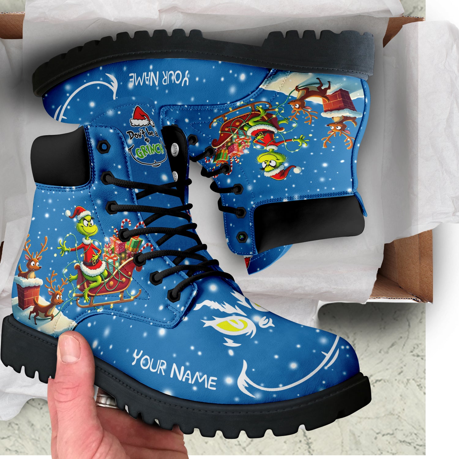 The Grinch Boots Shoes 2026