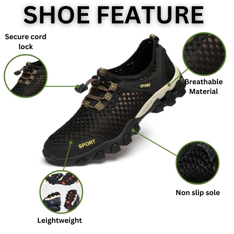 Wide Toe Box Hikings - Healthy & non-slip barefoot Orthotic Shoes