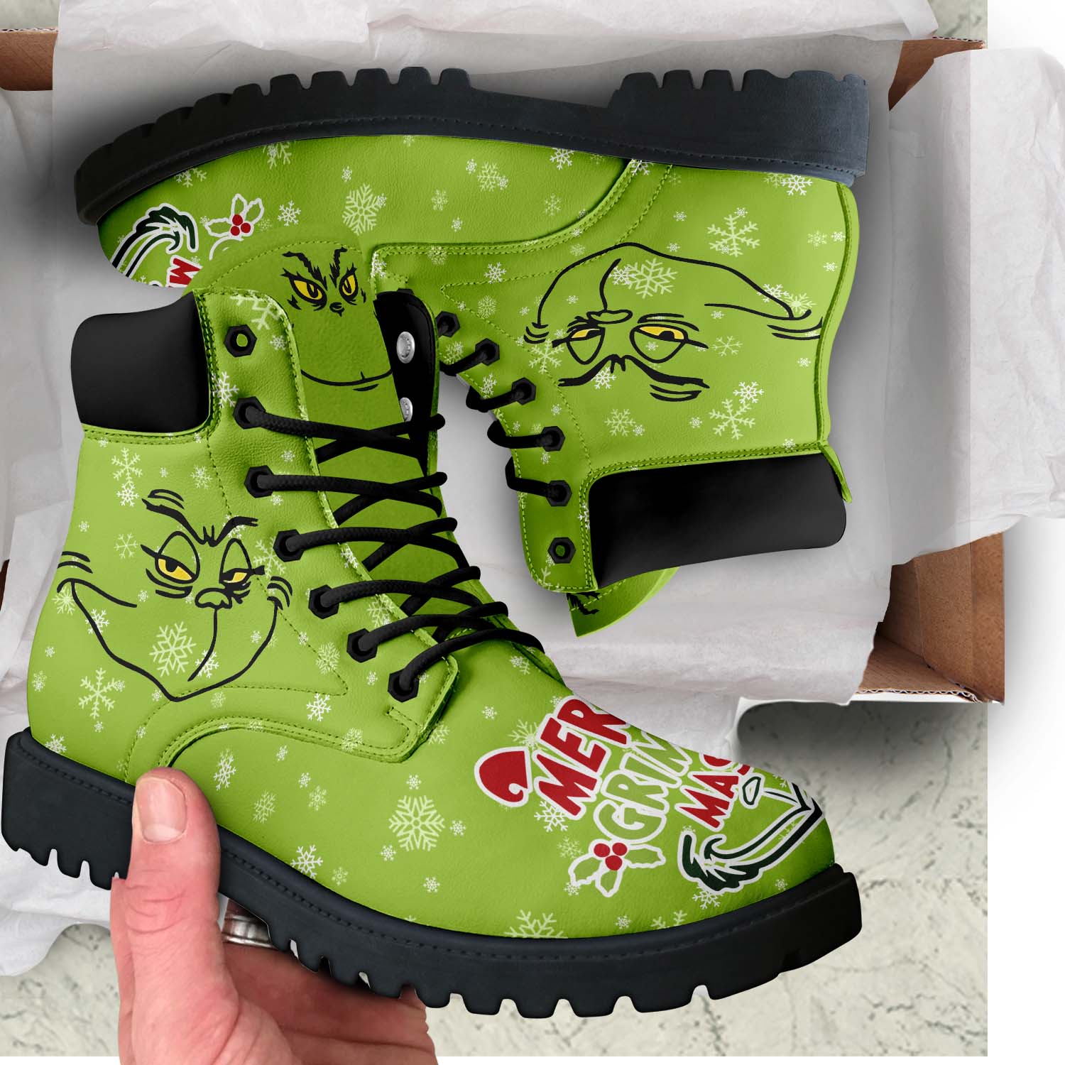 The Grinch x Christmas Boots Shoes 2026