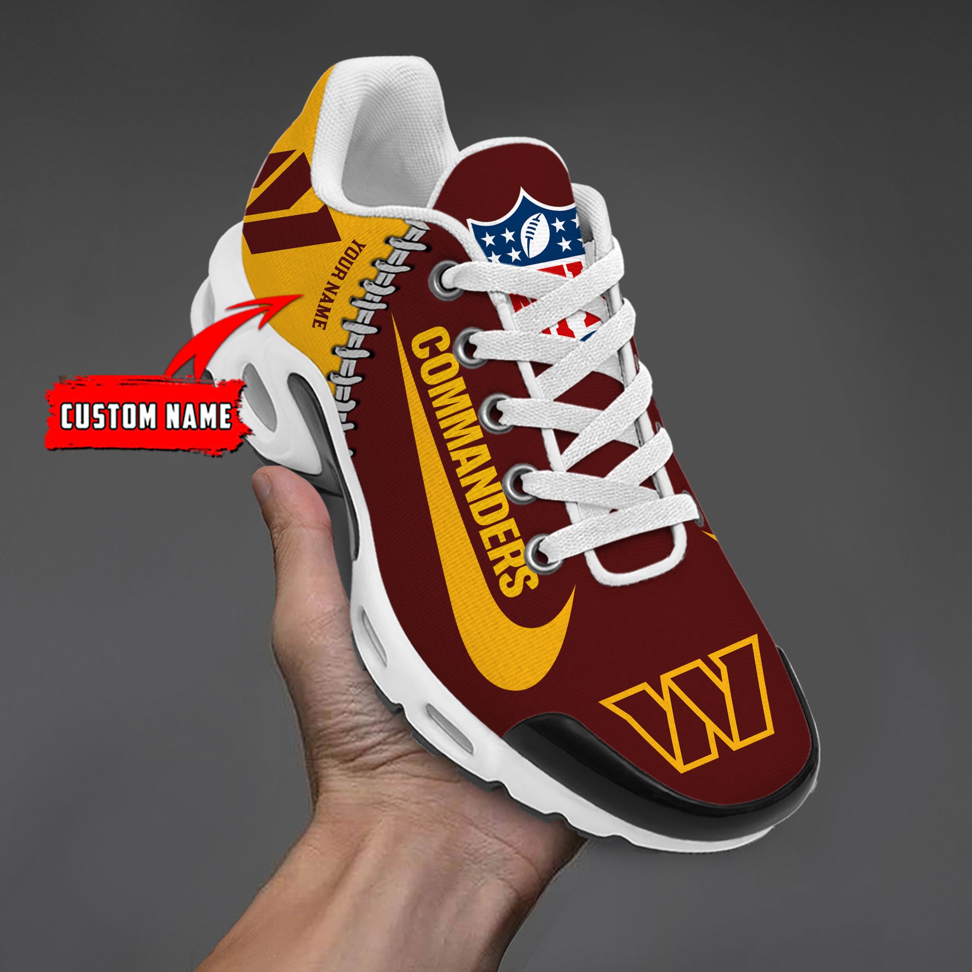 FootgearElite Washington Commanders TN Shoes Sneakers For Men And Women 10