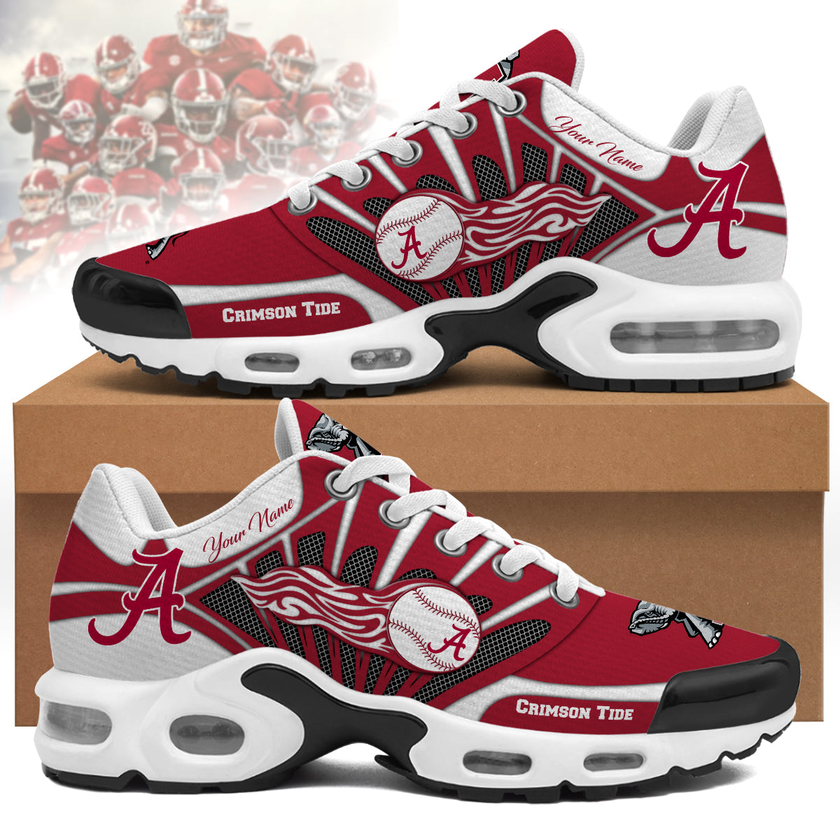 Alabama Crimson Tide TN Shoes Sneakers 2026