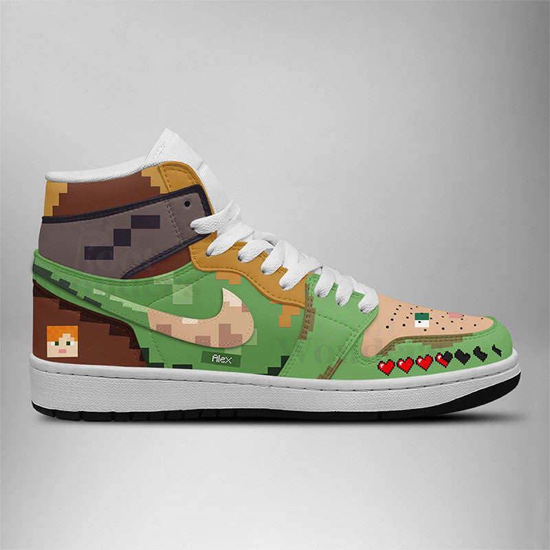 FootgearElite Alex AJ1 High Sneakers Shoes For Men And Women