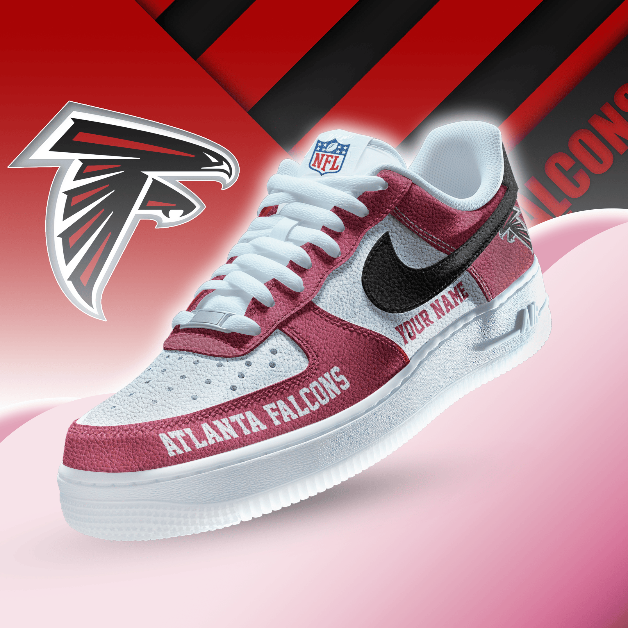 Atlanta Falcons Air Low-Top Sneakers Shoes 2026