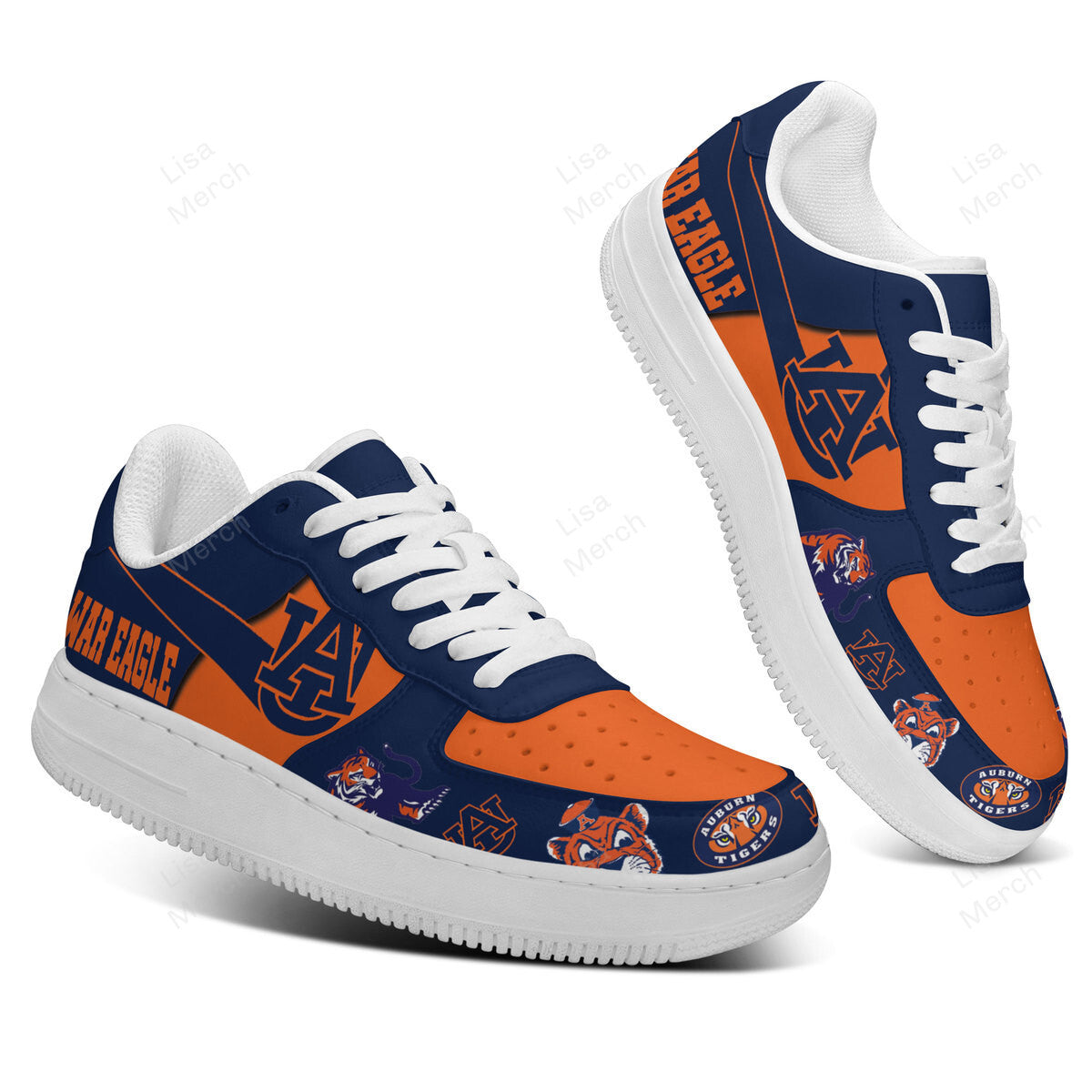 Auburn Tigers Air Low-Top Sneakers Shoes 2026