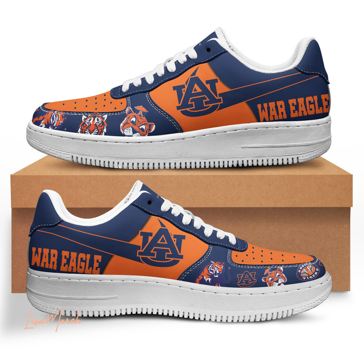 Auburn Tigers Air Low-Top Sneakers Shoes 2026