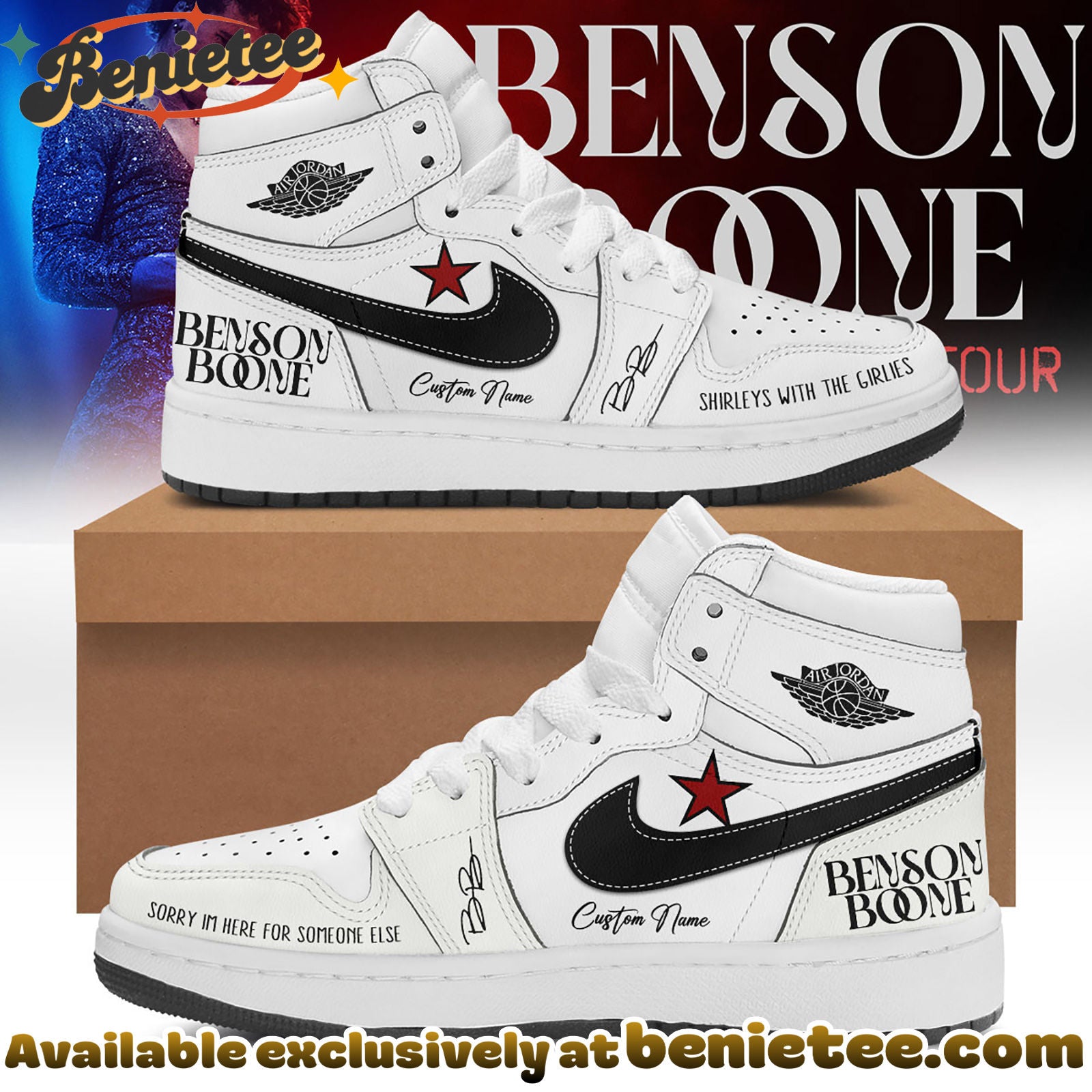 FootgearElite Benson Boones AJ1 High Sneakers Shoes For Men And Women