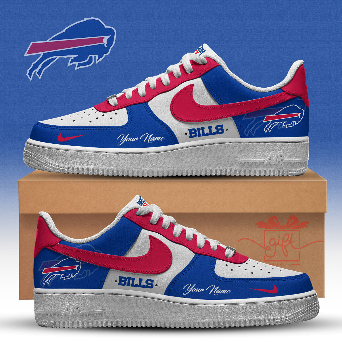 Buffalo Bills Air Low-Top Sneakers Shoes 2026