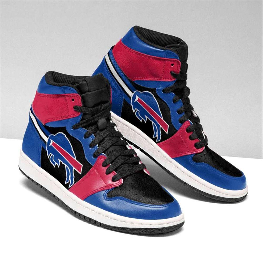 FootgearElite Buffalo Bills AJ1 High Sneakers Shoes For Men And Women