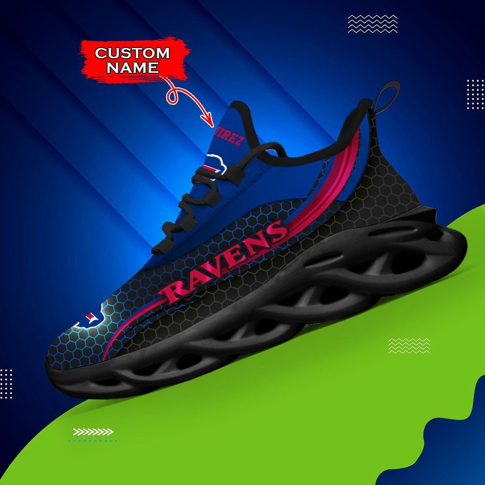 FootGearElite Baltimore Ravens Max Soul Shoes Sneakers For Men And Women 2