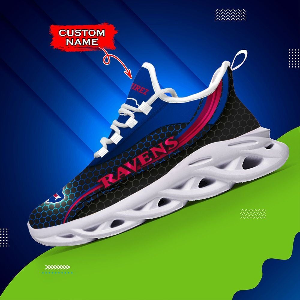 FootGearElite Baltimore Ravens Max Soul Shoes Sneakers For Men And Women 2