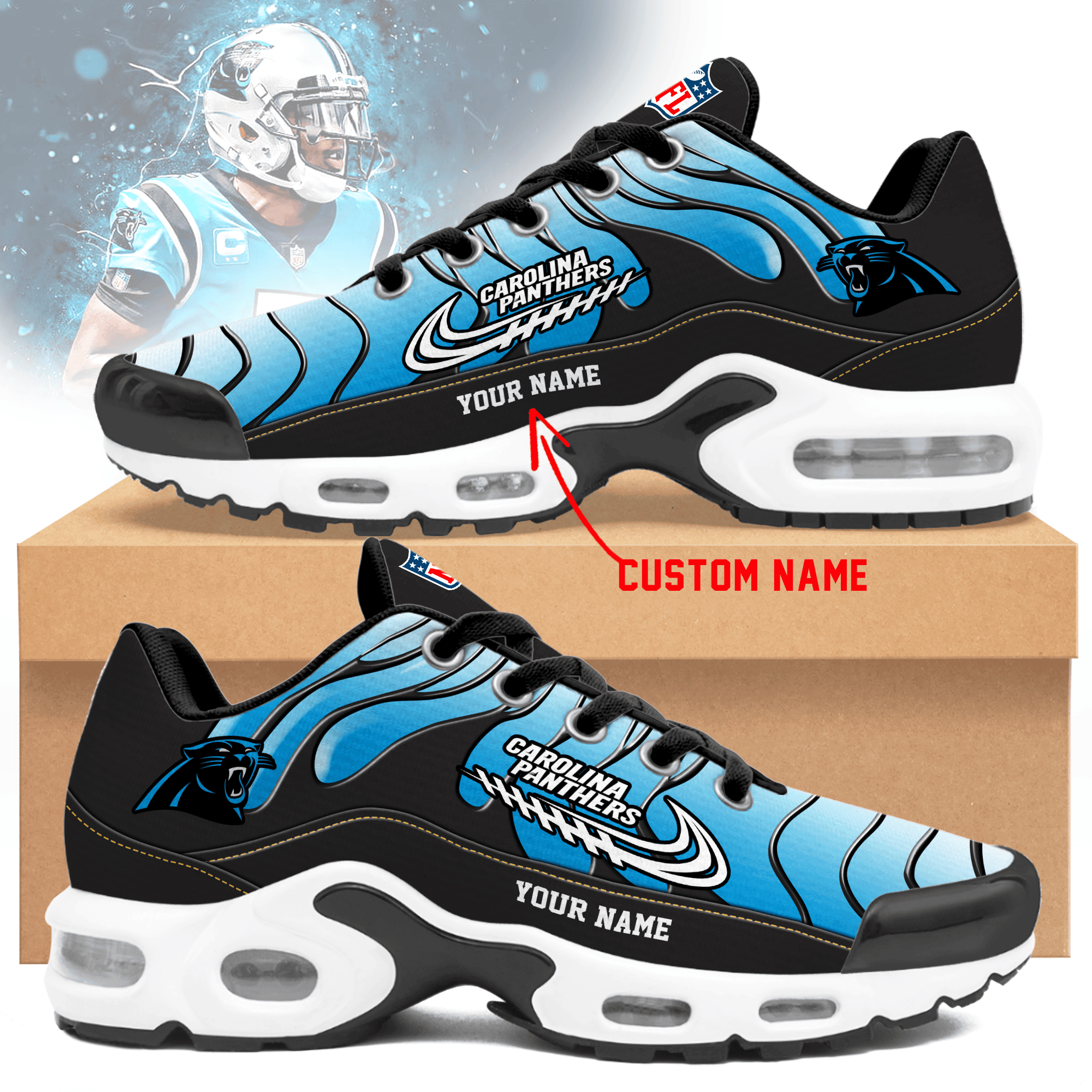 Carolina Panthers TN Shoes Sneakers 2026