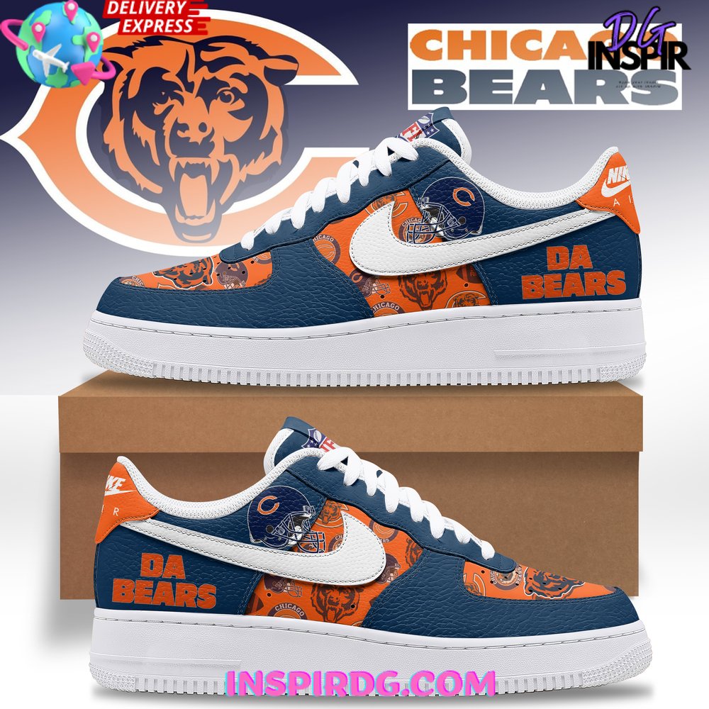 Chicago Bears Air Low-Top Sneakers Shoes 2026