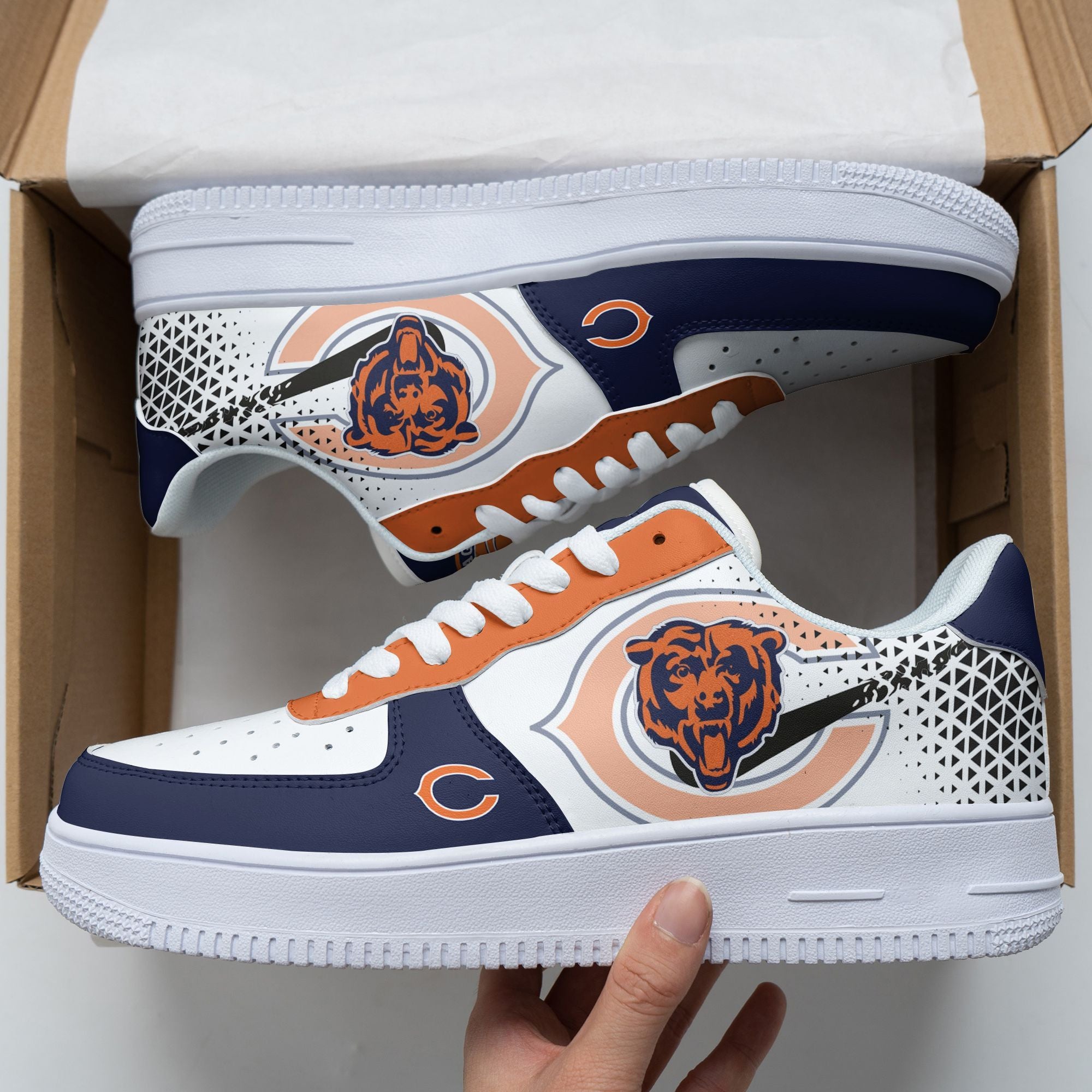 Chicago Bears NFL Air Low-Top Sneakers Shoes 2026