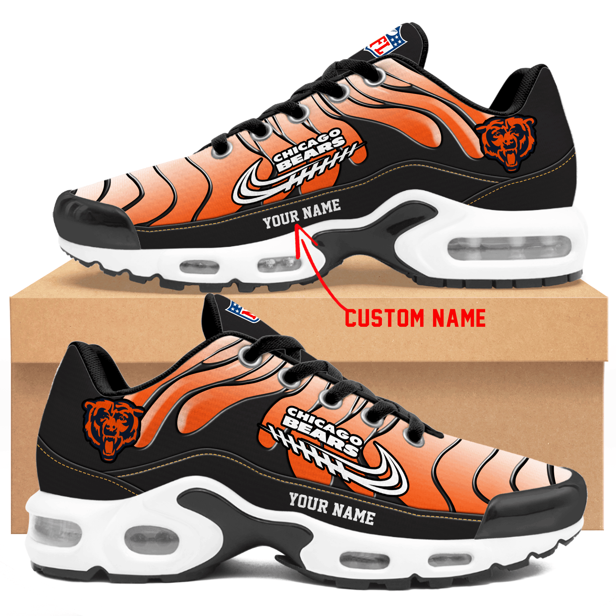 Chicago Bears TN Shoes Sneakers 2026