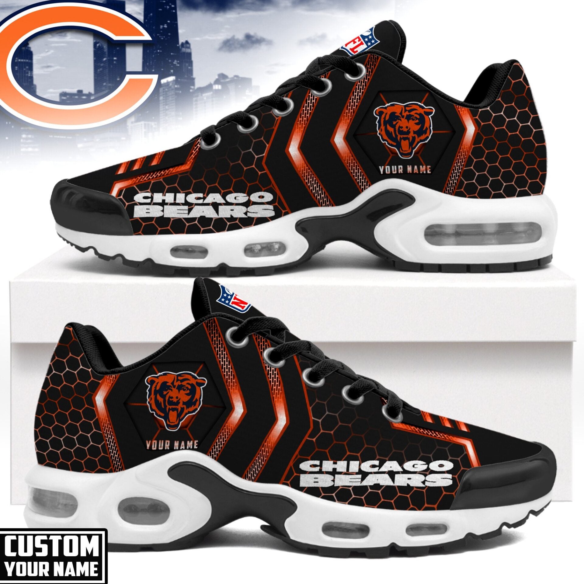 Chicago Bears TN Shoes Sneakers 2026