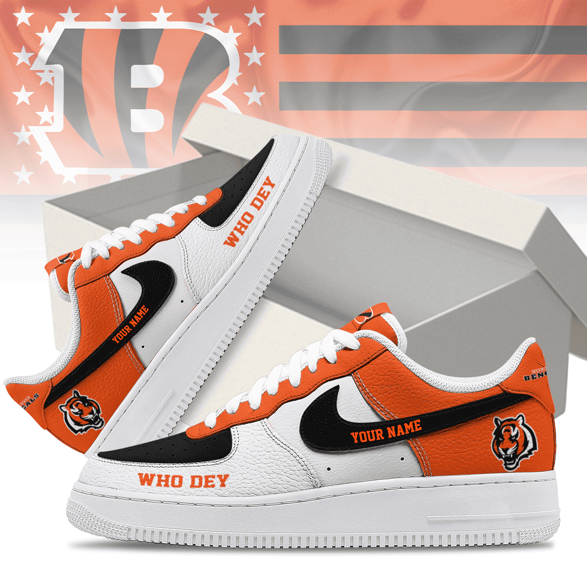Cincinnati Bengals Air Low-Top Sneakers Shoes 2026
