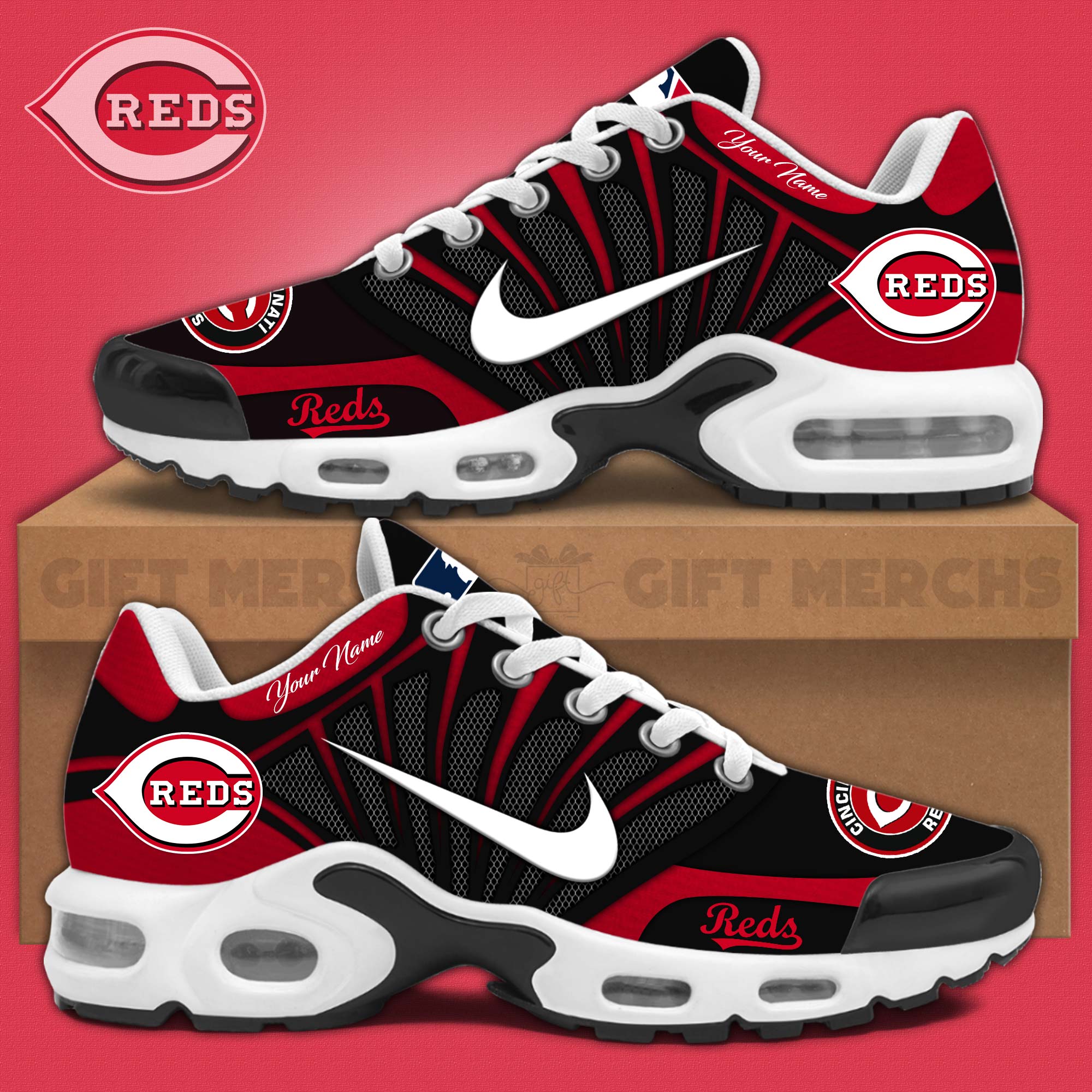 Cincinnati Reds TN Shoes Sneakers 2026