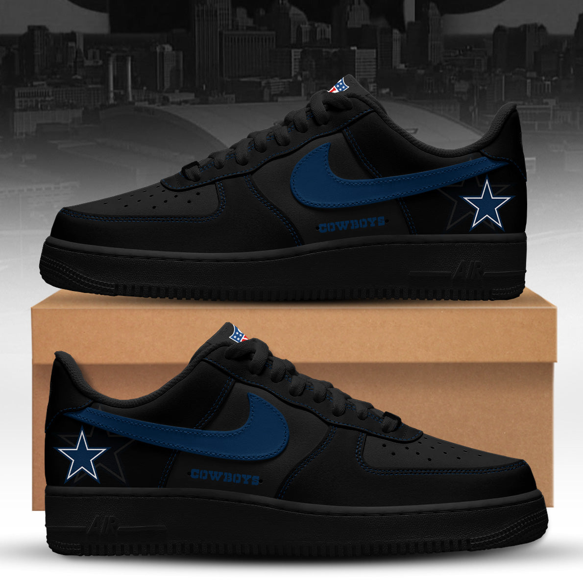 Dallas Cowboys Air Low-Top Sneakers Shoes 2026
