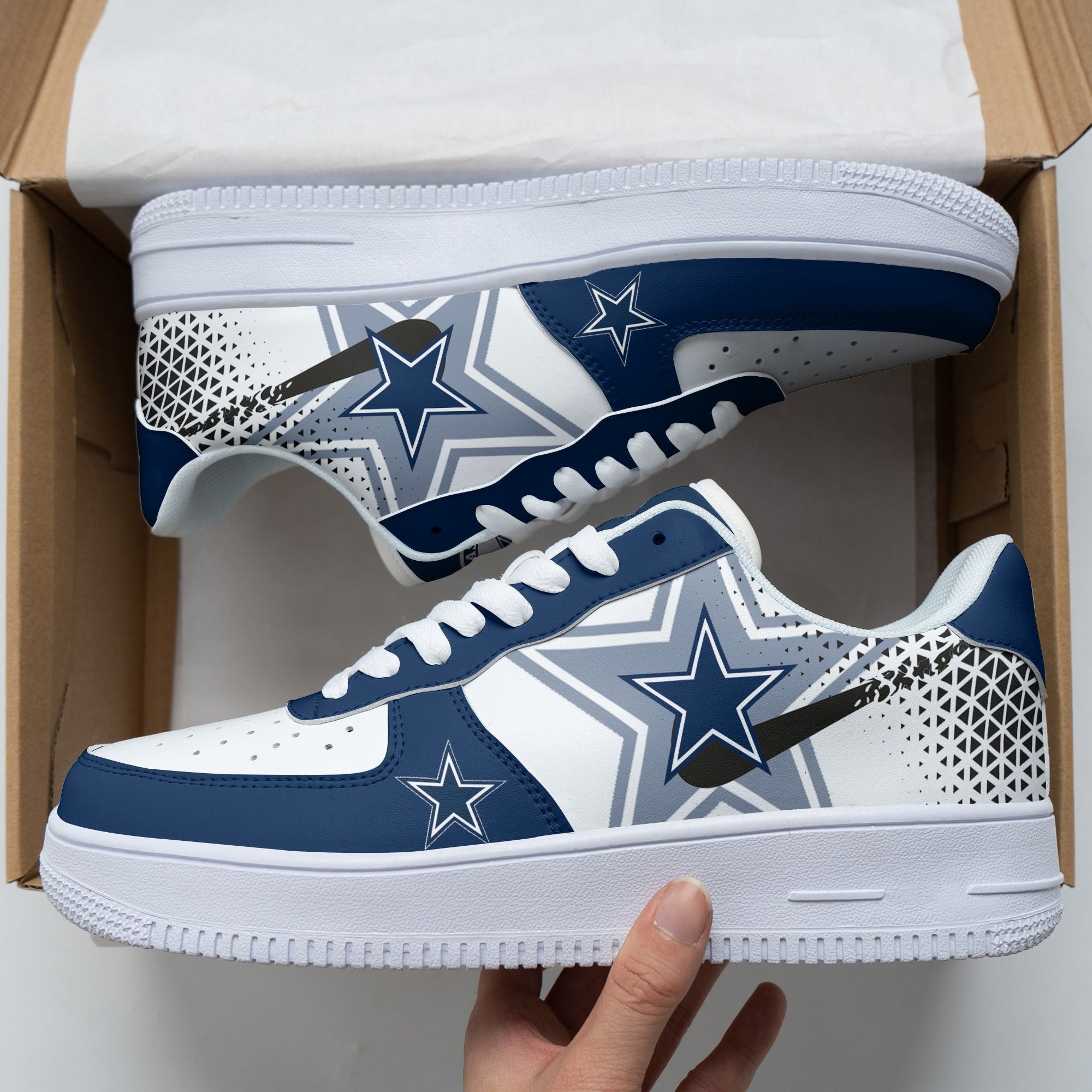 Dallas Cowboys NFL Air Low-Top Sneakers Shoes 2026