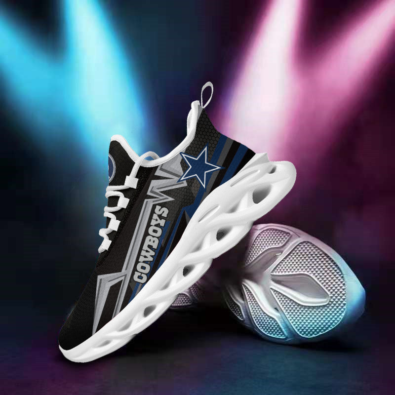 FootGearElite Dallas Cowboys NFL Max Soul Shoes Sneakers For Men And Women 8