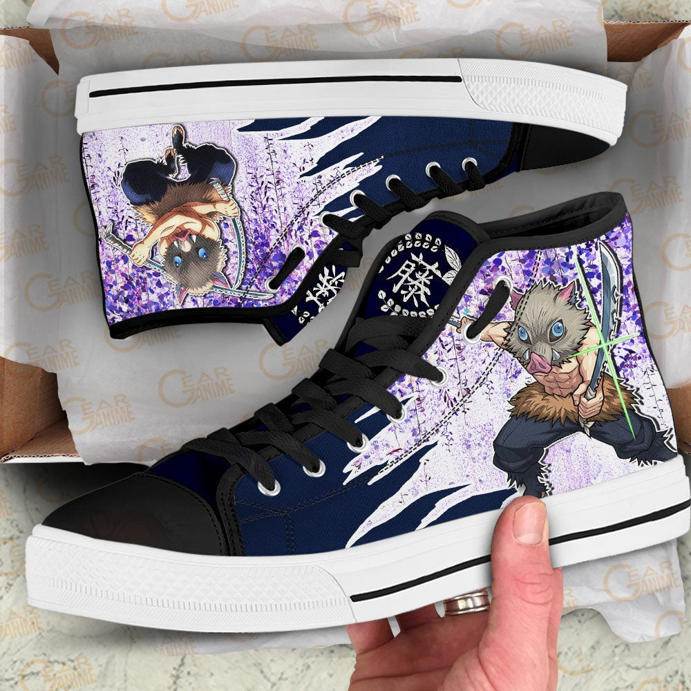 Demon Slayer High Top Canvas Sneakers Shoes 2026