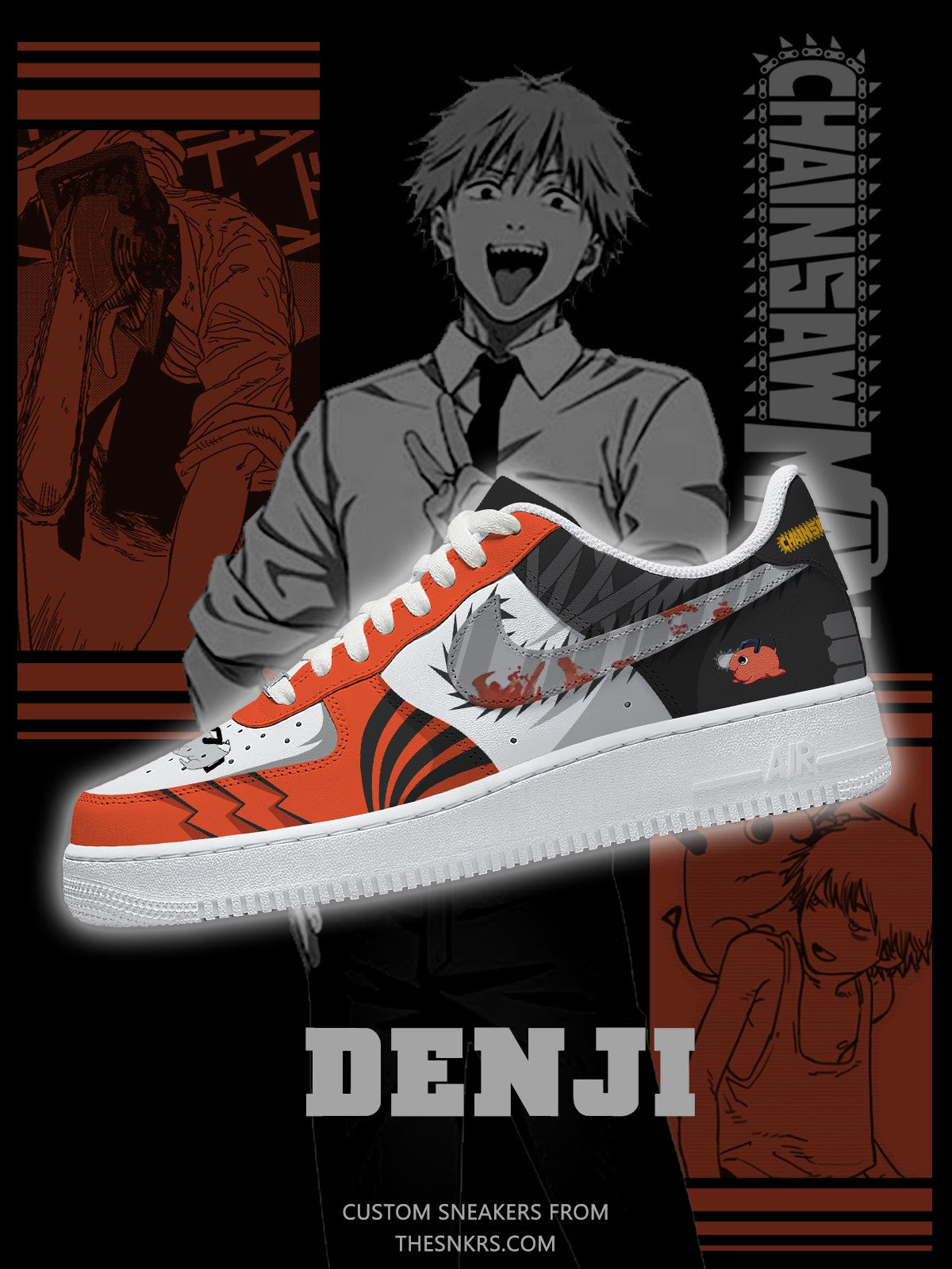 Denji Air Low-Top Sneakers Shoes 2026