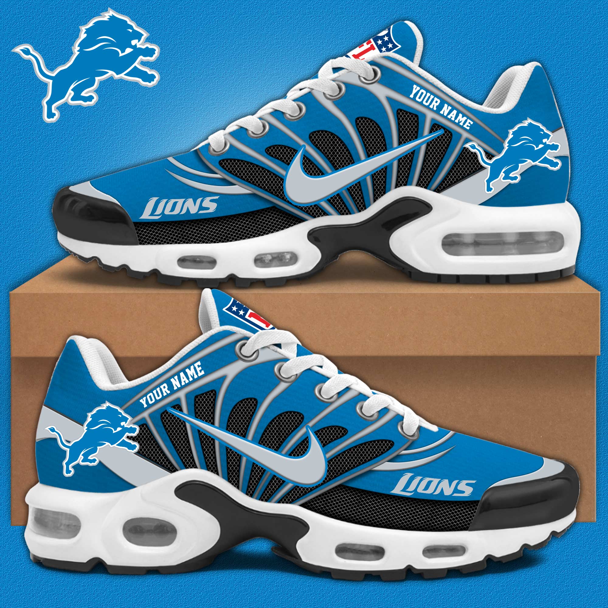 Detroit Lions TN Shoes Sneakers 2026