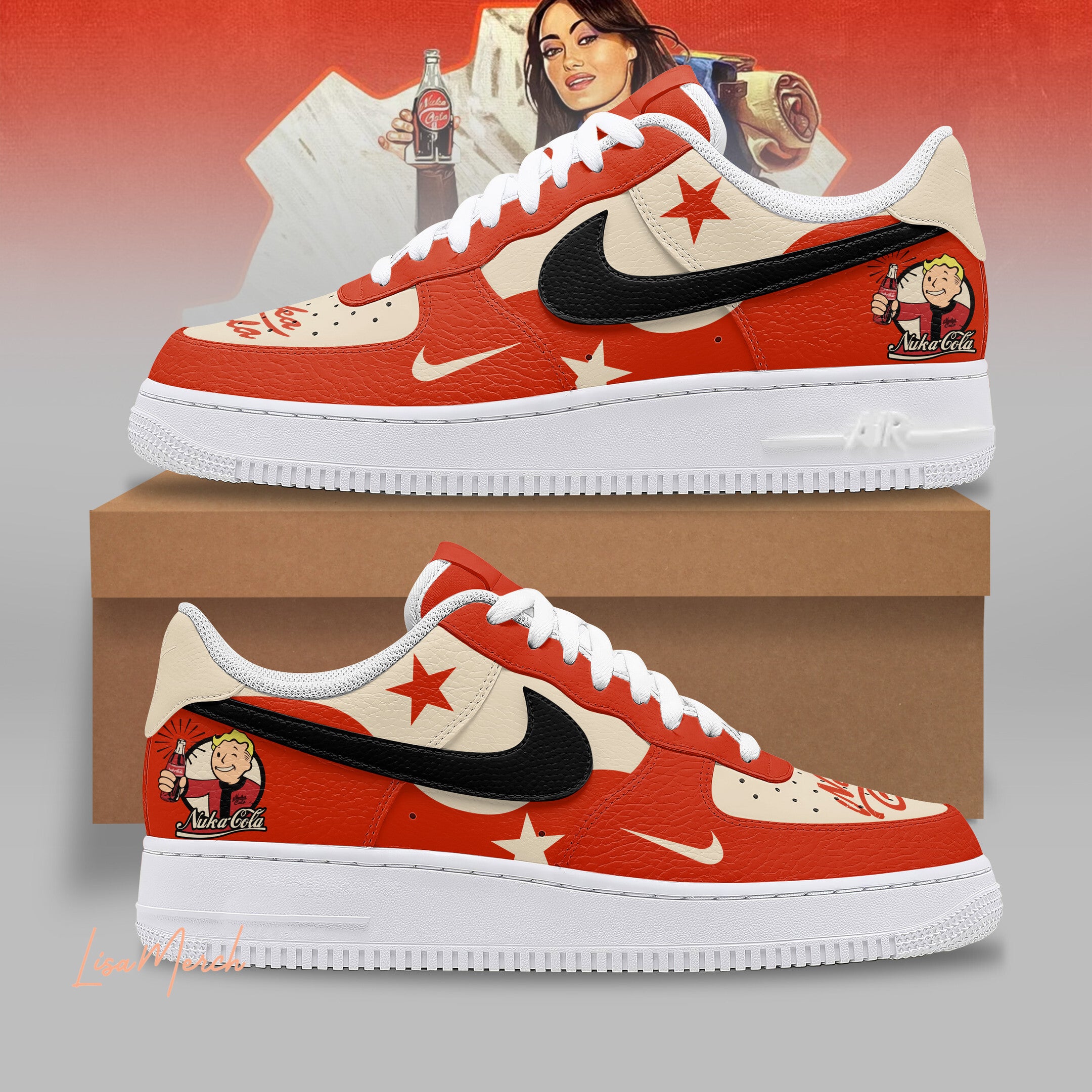 Fallout Nuka Cola Air Low-Top Sneakers Shoes 2026